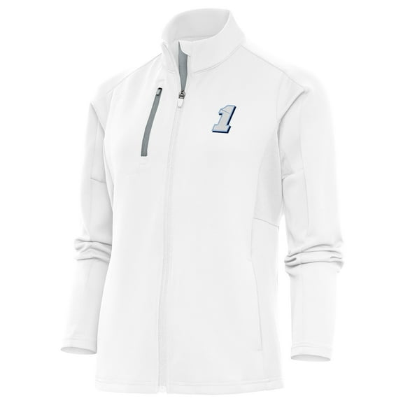 Women's Antigua White Ross Chastain Generation Full-Zip Jacket