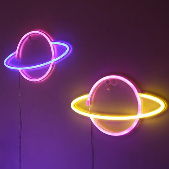 MLINS 1Pcs Neon Lights for Bedroom in White and 30X17CM