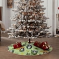 thumbnail image 4 of Xecao Cute Panda Bear In Greenery Forest Pattern Christmas Tree Skirt Round Xmas Tree Mat Base Cover for Holiday Home Decorations-36", 4 of 6