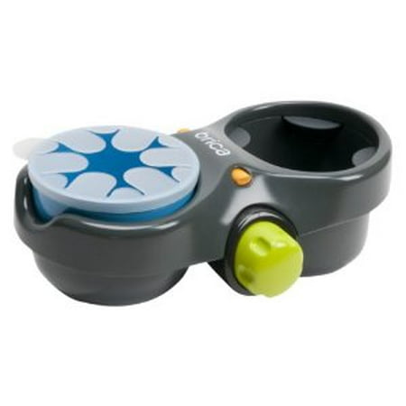 BRICA Deluxe Snack Pod Stroller Drink and Snack Holder, Gray