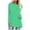 Mint Green, variant on Sevevn Women's Solid T-shirt Long Sleeves Blouse Round Neck Casual Tops Pink XXL Family Gifts