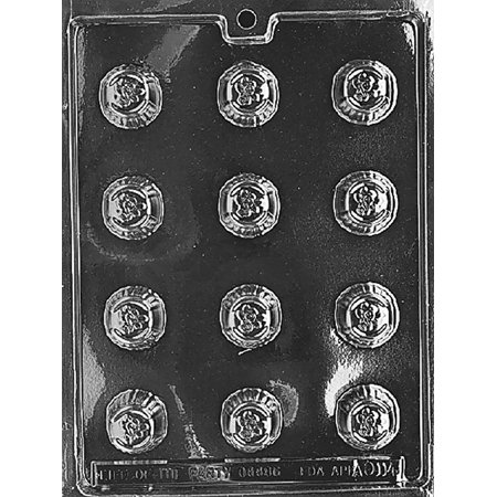 

Candyland Crafts Rose Bon-Bon Chocolate Candy Food Safe Plastic with Durable and Reusable Mold | AO114 - (2 Pack)
