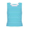 thumbnail image 2 of Otvok Womens Vest Summer Slim Fitted Blouse Side Ruched Basic Stripe Printed Tank Top, 2 of 6
