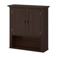 thumbnail image 5 of RiverRidge Hayward 2-Door Bathroom Medicine Cabinet Wall Shelf Storage - Dark Woodgrain, 5 of 12