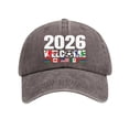thumbnail image 2 of 2026 Soccer Fan Baseball Cap, Printed USA Canada Mexico Flags Hat, Adjustable Unisex Sporty Dad Hat for Men and Women, Casual Daily Wear Cap Coffee, 2 of 5
