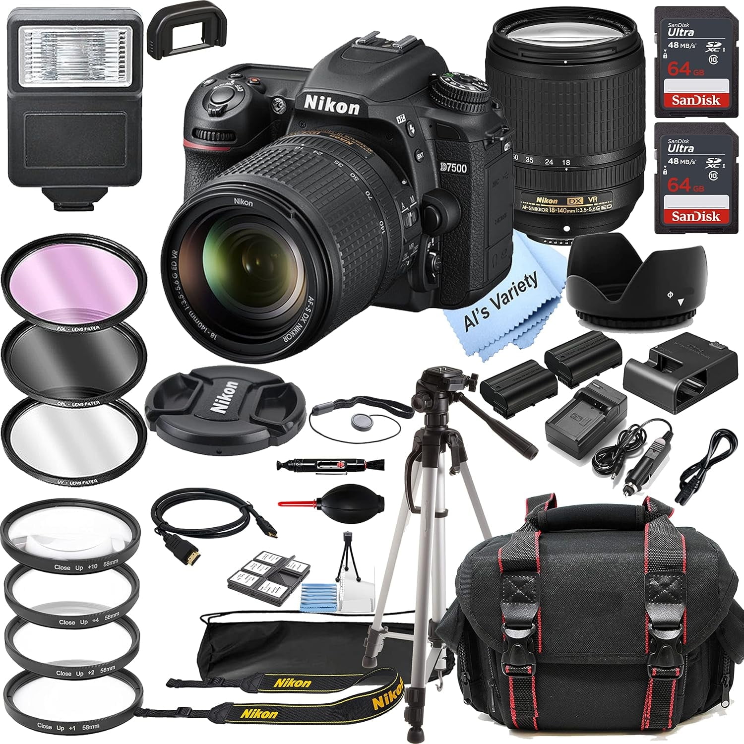 【新品未使用】Nikon D3500 18-55 VR Kit Nikon D3500 DSLR Camera Beginner's Photography Package with