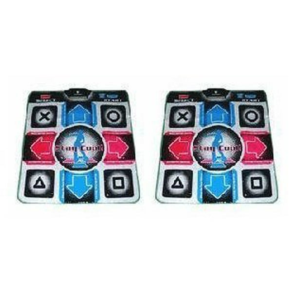 Two Dance Revolution Dance Pads for PlayStation 2 & PS One (Requires
