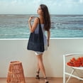 thumbnail image 2 of Women's Hollow Knit Shoulder Handbag, Oversized Lightweight Woven Tote Bag for Travel Beach Shopping Everyday Use, 2 of 3
