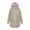 Khaki, variant on Dxzfnsa Long Hoodies for Women Zip Up Lightweight Comfort Long Sleeve Oversized Sweatshirt Fall Fashion Fleece Jackets with Pockets S-2XL