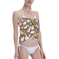 thumbnail image 4 of Bingfone Roosters and Chicks Women's Sarong Swimsuit Cover Ups Bathing Suit Coverups Chiffon Beach Wrap Skirts, 4 of 7