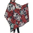 thumbnail image 6 of ZICANCN Hair Cutting Cape for Adults, Rose Skull Cape Salon Barber Cape for Hair Stylist Shampoo Capes Waterproof, 55x66 Inches, 6 of 7