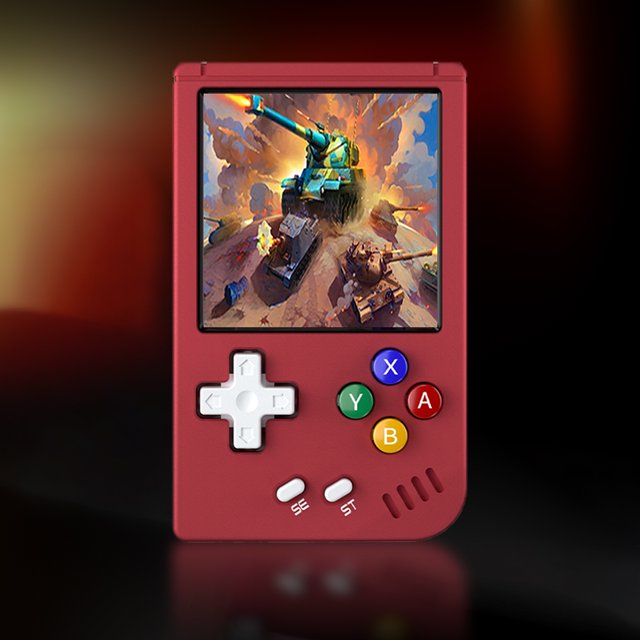 Mini Reproductor De Juegos Portátil Rg Nano Fingertip Game Console 1050Mah Metal Shell Regalo Para Niños (Rojo 32G) WDOplteas Para estrenar