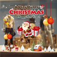 thumbnail image 2 of Bewildely Adhesivo de pared Navidad ventana pegatina ornamento pared arte extraíble hogar vinilo ventana pared pegatinas calcomanía decoración baño Kits de decoración para fiestas No.2 Bewildely HA024225-02, 2 of 6