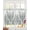 Silver, variant on Purple Vintage Sheer Curtains 63 Inch Length 2 Panels Set for Living Room/Bedroom, Striped Painting Retro Abstract Art Kitchen Curtains Grommet Semi-Sheer Curtains Drapes Window Treatments 42"x63"x2