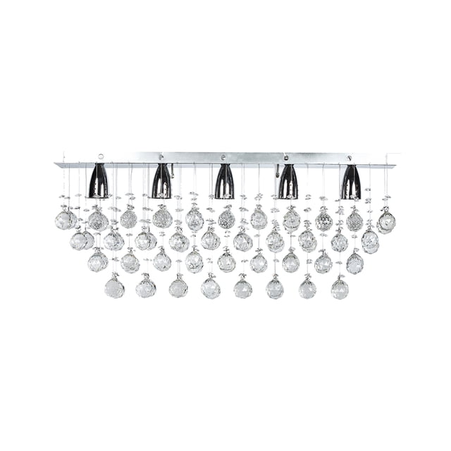 Candil de Cristal Cortado Gamalux Williams Krystal Texas de 5 Luces