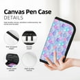 thumbnail image 2 of Haiem Watercolor Sea Shells 1 Printed Large Pencil Case, Big Capacity Pencil Pouch Stationery Pen Bag, Storage High Capacity Bag Pouch Holder Box Organizer, Marker Pen Case, 2 of 6