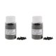 thumbnail image 3 of Vogacara 1000 Pieces Copper Micro Ring Links Crimp Tubes Bead For Hair Extention 2piezas Negro, 3 of 6