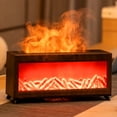 thumbnail image 4 of CJiaWei Simulation Of Flame Fireplace Air Humidifier Home Bedroom Heavy Fog Automatic Fragrance Desktop Aromatherapy Machine, 4 of 4
