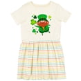 thumbnail image 3 of Inktastic Cute Leprechaun for St. Patrick's Day Girls Toddler Dress, 3 of 5