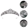 thumbnail image 2 of MasteelfCA 1pc Wedding Bride Crown Rhinestones Headdress Bridal Headband (Silver), 2 of 8