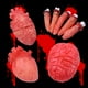 thumbnail image 2 of Accesorios de fiesta de Halloween de miedo, mano sangrienta, brazo roto, pierna, cerebro, corazón, dedo para decoración de fiesta en casa encantada de terror, 2 of 4