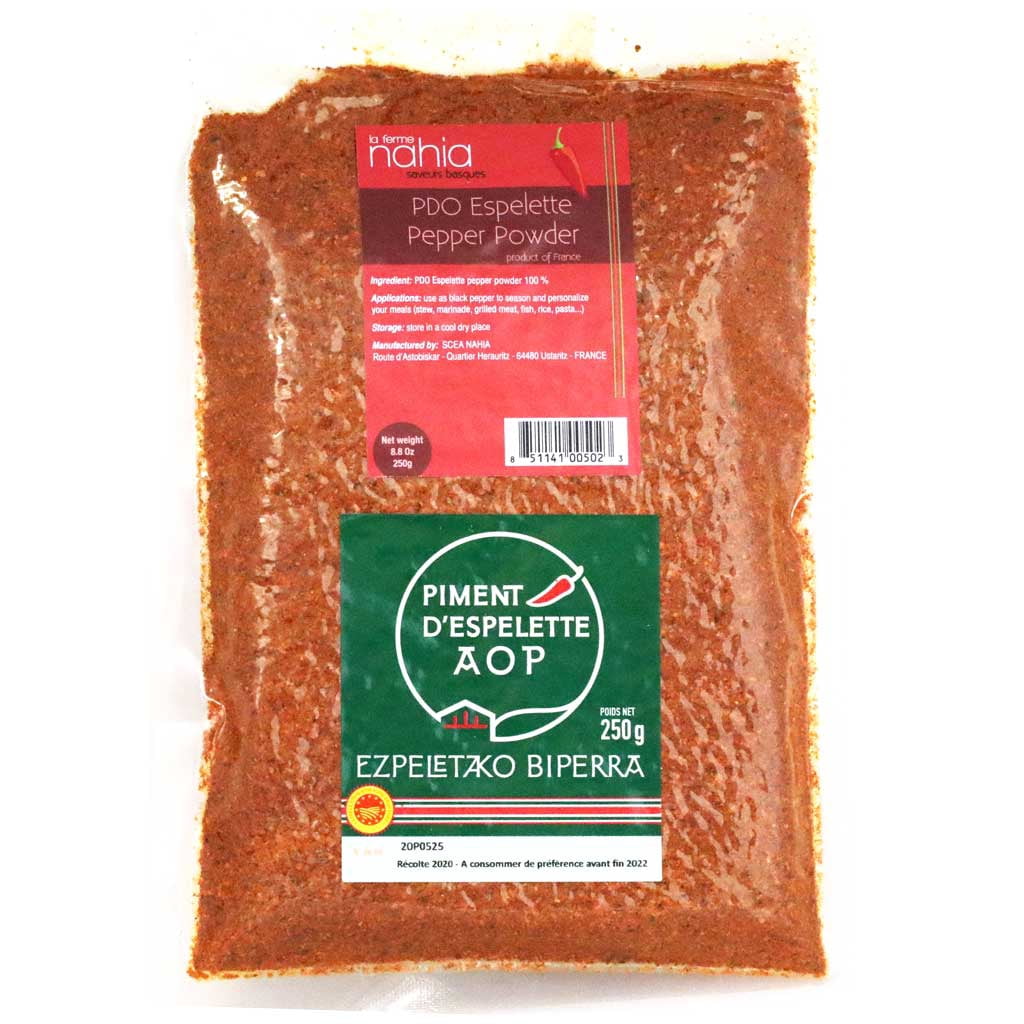 Hania Organic Espelette Pepper Powder – 8 oz (250 g) Premium Spanish Chili Spice