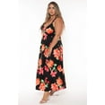 thumbnail image 3 of Plus Size Charva Floral Maxi Dress -Black, 3 of 6