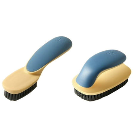 

greenhome 2Pcs Laundry Brush Soft Bristle Multifunctional Hand Wash Household Cleaning Clothes Brush for Home