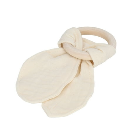 

Baby Wooden Toys Soothing Ears Design Baby Wood Bite Resistant Burr Free For Babies Beige Khaki Blue Black Yellow Peachy Beige Grey