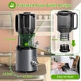 thumbnail image 4 of 1800W 5 Liters/21 Cups Large Electric Deep Fryer with 3 Frying Baskets, Adjustable Temperature,View Window Lid,Countertop Stainless Steel Body Deep F, 4 of 7
