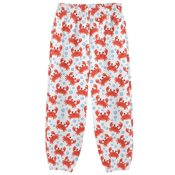 Red Crab Boys Pants Kids Casual Sweatpants Joggers Toddler Sports Pants 3-10 Years