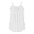 thumbnail image 5 of Jjayotai Tank Tops for Women Plus Size, Spaghetti Strap Camisole Summer Scoop Neck Loose Fit Casual Sleeveless Shirts, Camisoles Cami Dress Tunic Blouses White^ XXXL, 5 of 7