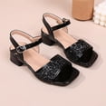 thumbnail image 5 of Toddler/Little Kid Girls Sandals Fashion Bow Summer Shoes White13 Little Kid, 5 of 6