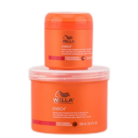 Wella Professionals Enrich Moisturizing Treatment - For Fine to Normal Hair - Size : 16.9