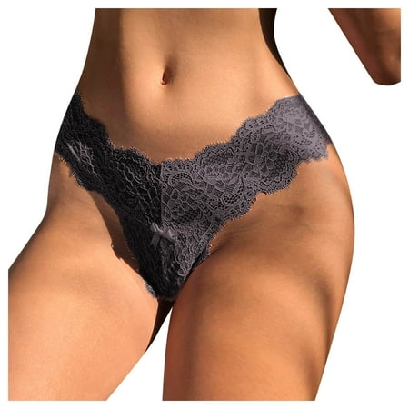 

Womens New Hotfor Crochet Lace-Up Y Hollow Out Thongs