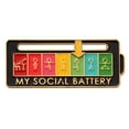 thumbnail image 3 of Battery Sports Social Pin Solapa Pin emocional para todas las ocasiones (-) Negro, 3 of 4