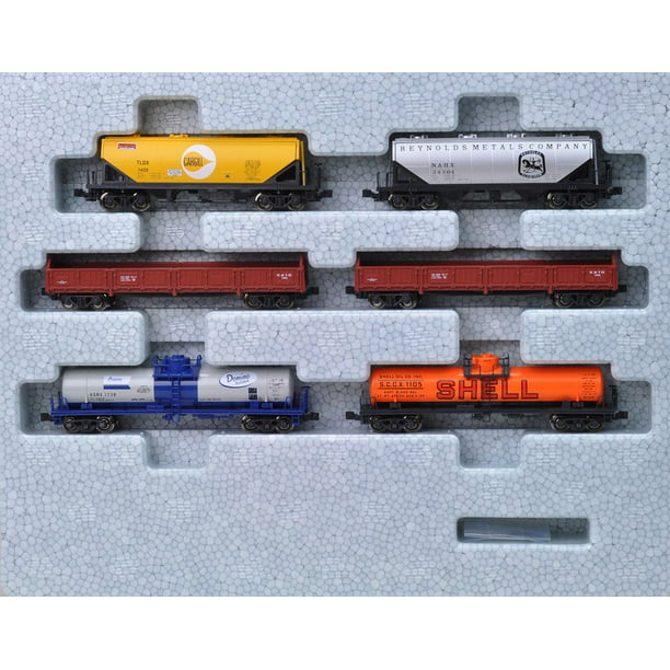 N Mixed Freight Train (6) Multi-Colored - Walmart.com