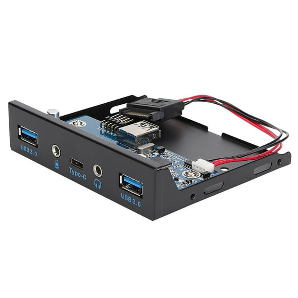 Wchiuoe Fosa USB3.1 Floppy Disk Drive Front Panel 5Gbps Transmission Speed 3.5in Soft Drive Panel USB Type-C Interface For Computer Case With 3.5in Floppy Drive Bit