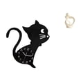thumbnail image 1 of Reloj de pared,Reloj de pared con diseño de gato para guardería,sala de juegos y interior,Estatua abstracta,Estatua de resina para decoración del hogar,escultura de pareja,Decoraciones de, 1 of 8