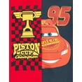 thumbnail image 4 of Disney Pixar Cars Lightning McQueen Toddler Boys Fleece Sweatshirt 4T, 4 of 5
