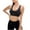 Black, variant on Diufon Sport Bra for Women Wide Strap Criss Cross Back Wireless Yoga Bras Support Workout Training Bralettes