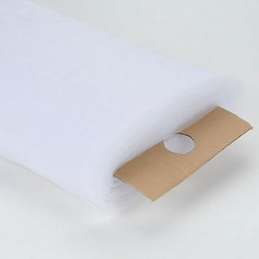 White - 108 Inch Premium Tulle Fabric Bolt - ( W: 108 inch | L: 50 Yards )