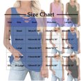 thumbnail image 3 of Htigea Clearanc Women's V Neck Tank Tops Casual Summer Button Down Sleeveless Shirts Casual Party Daily Black,M, 3 of 6
