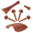thumbnail image 4 of 4pcs/set Mentonnière Queue Queue Cheville de Réglage pour 4/4 Violon Accessoires d'Instruments de Musique, 4 of 7