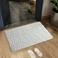 thumbnail image 5 of Extra Soft Bathroom Mat, Non-Slip Polyester Floor Rug for Bathroom, Kitchen, and Entryway, Absorbent and Washable, Ideal for Home and Office Use, 5 of 7