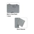 thumbnail image 3 of Men's Crew Neck T-Shirt, Classis Cotton Workout Short Sleeve Tee, 3 of 6