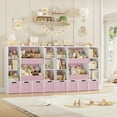 thumbnail image 6 of Homfa Kids Bookcase,Children's Book Shelf with 4 Drawers for Storage,Toddler Bookshelf for Nursery,Kids Rooms，Pink, 6 of 7