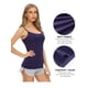 thumbnail image 5 of Txlixc - Camiseta sin mangas básica para mujer, con tirantes finos, camisetas interiores ajustables para yoga Txlixc Moda, 5 of 6