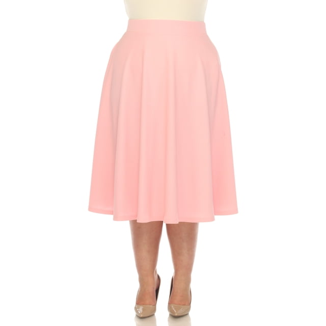 White Mark Jupe Midi Évasée Tasmin pour Femmes