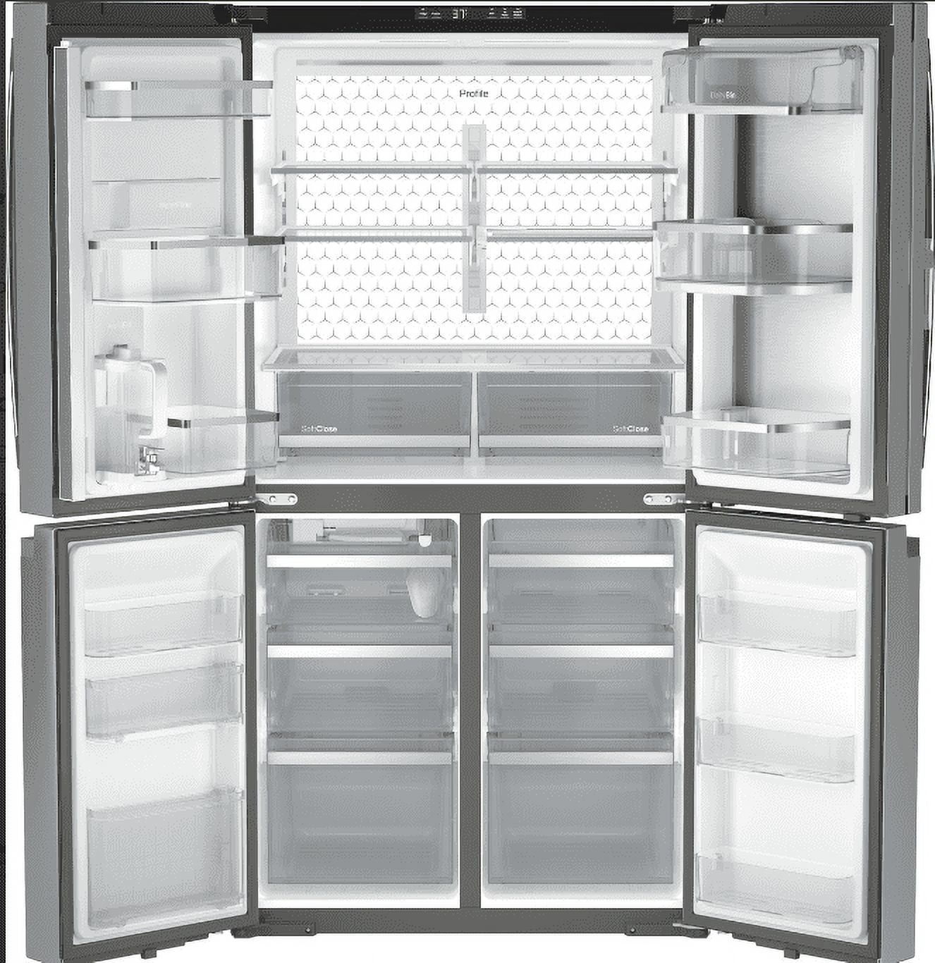GE Appliances Portable Refrigerators, Plastic Silver, 37.00 x 29.00 x 70.00 Inches